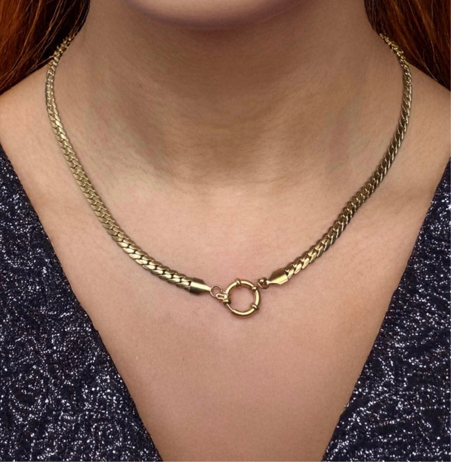 The Snake Clasp Chain