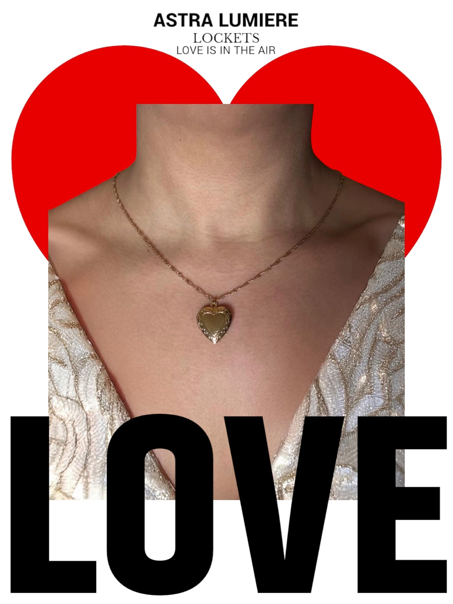 Eternal Heart Locket Necklace