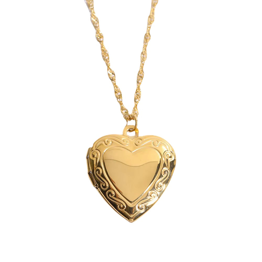 Eternal Heart Locket Necklace
