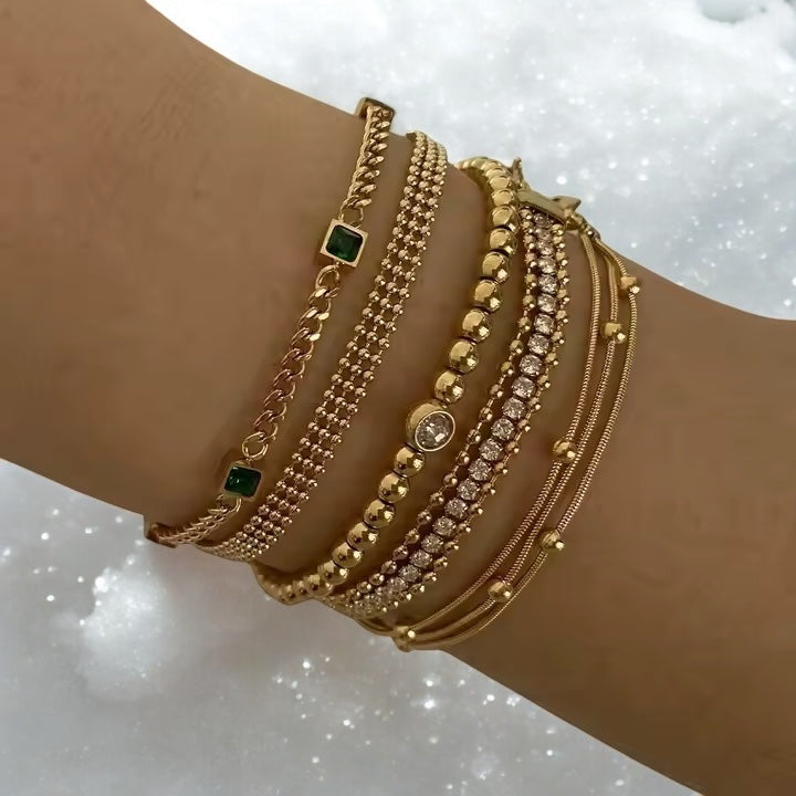Golden Mesh Bracelet
