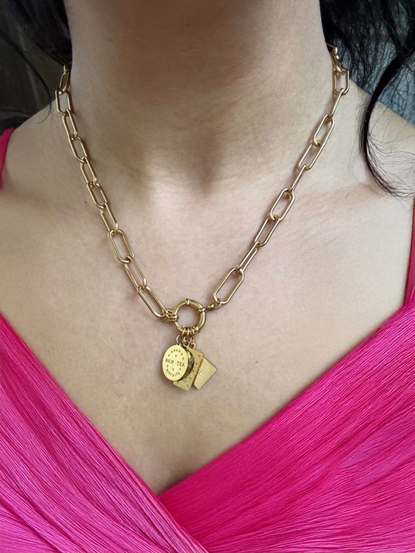 Rich Tea Biscuit Pendant