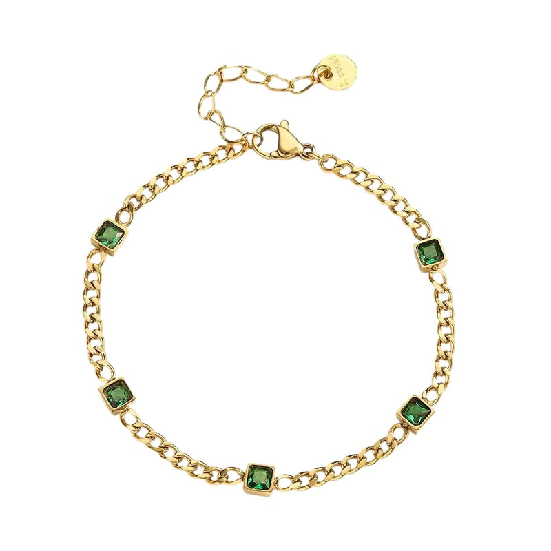 Green Gem Bracelet