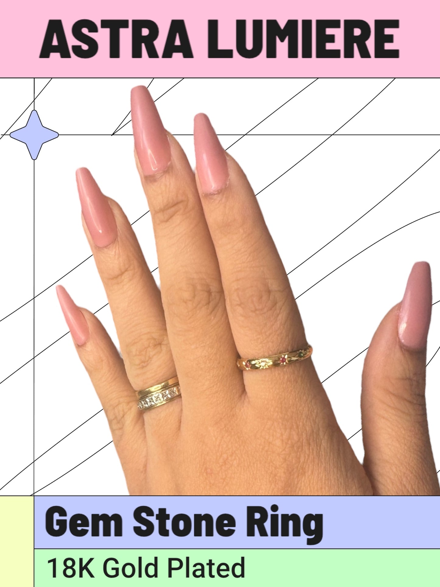 Celestial Gem Ring