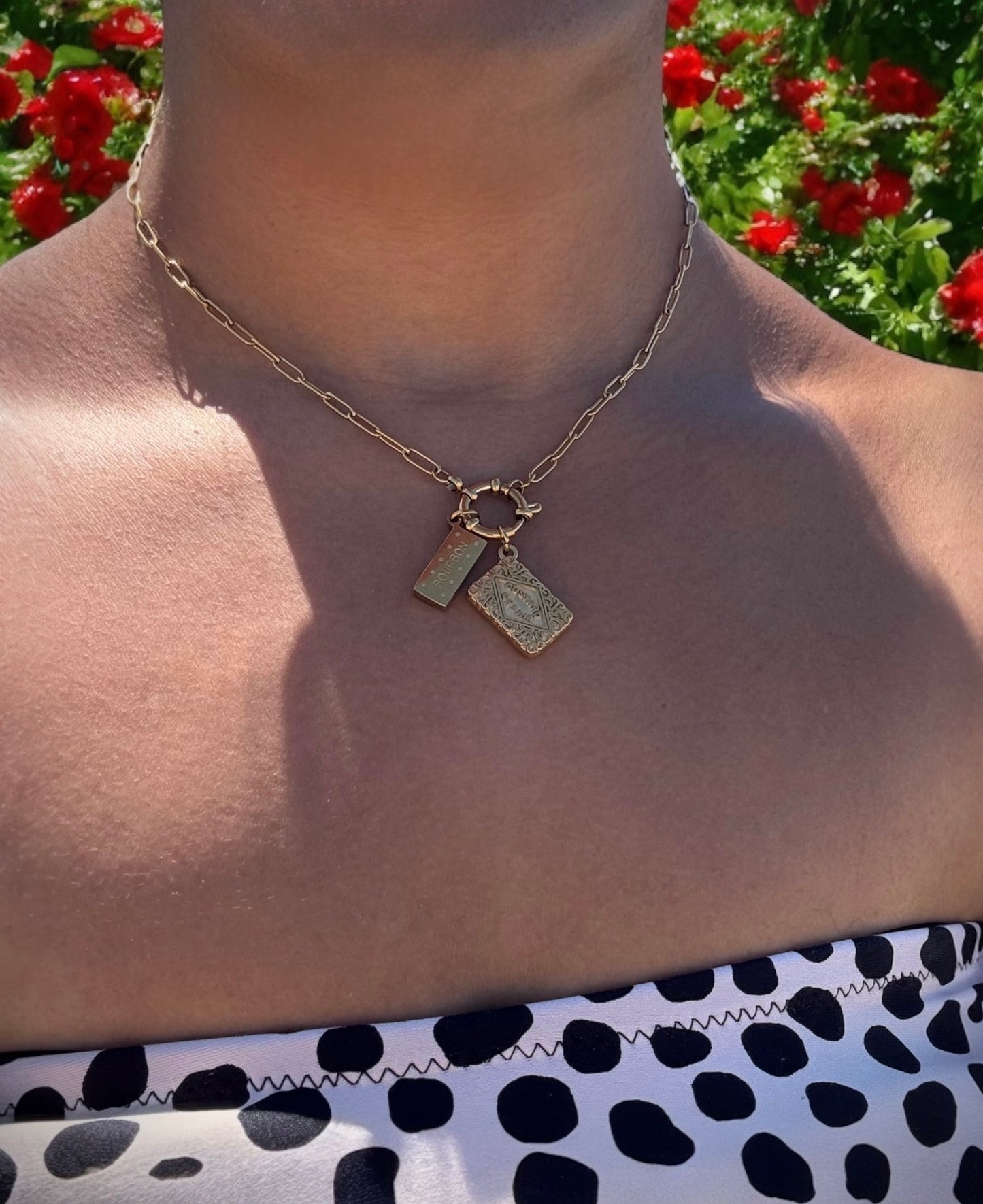 Bourbon Biscuit Pendant