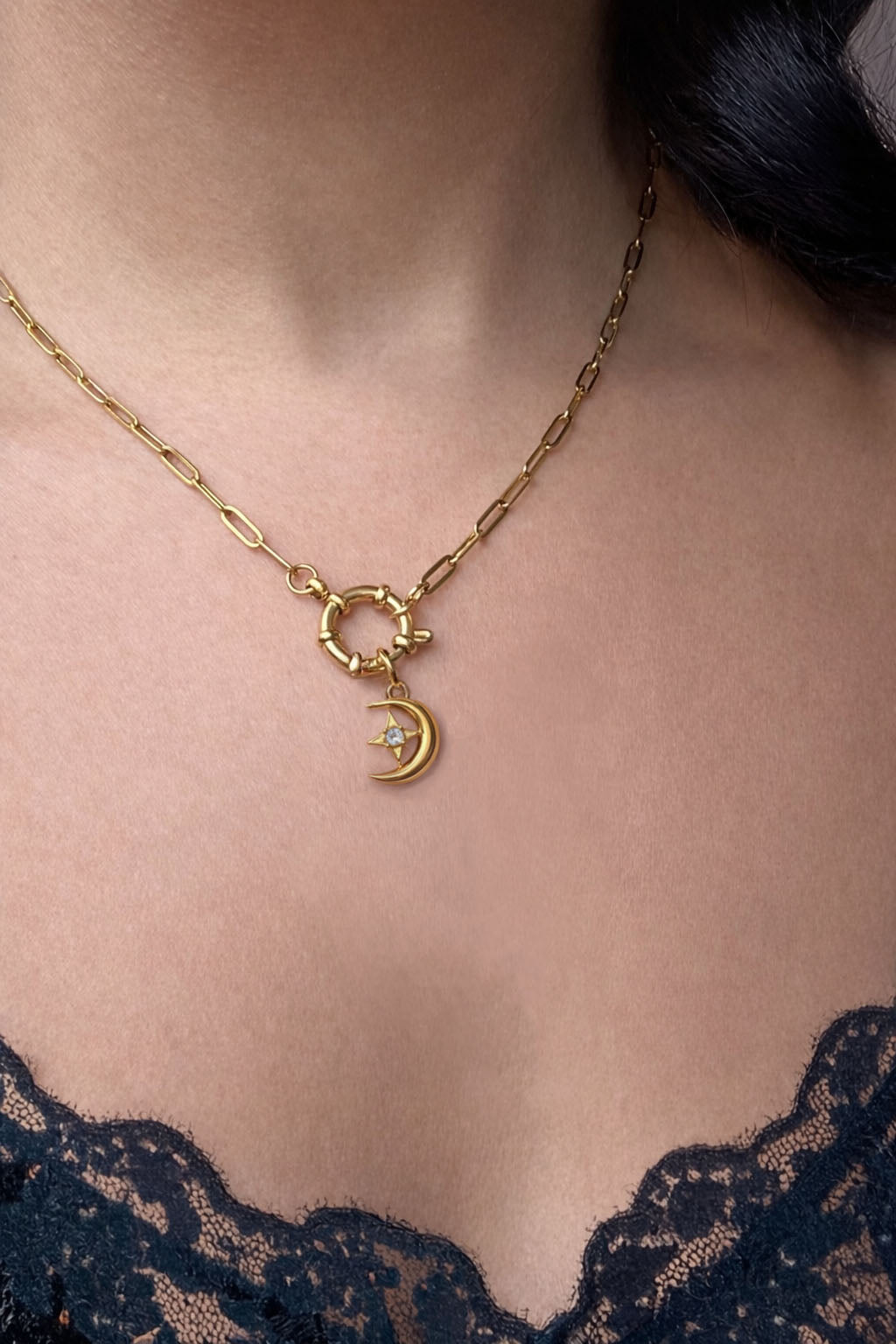 Crescent Moon Pendant