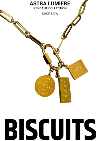 Bourbon Biscuit Pendant