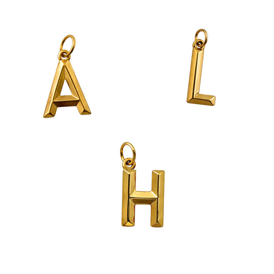 Bold Letter Pendants