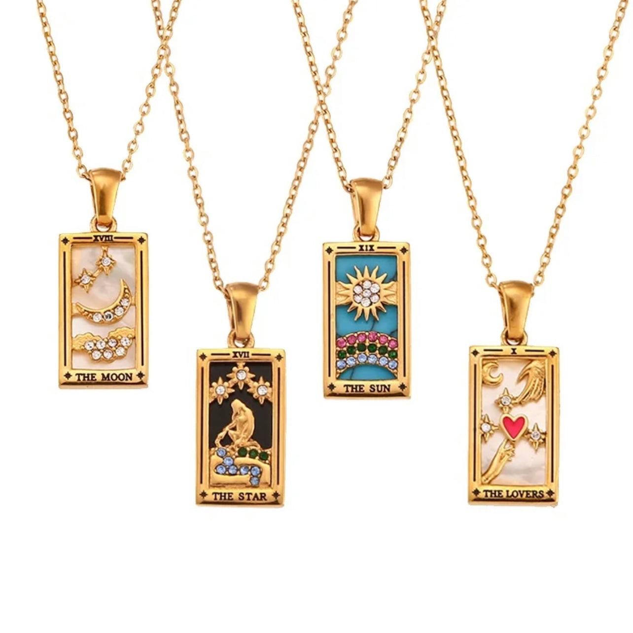 Lovers Tarot Necklace