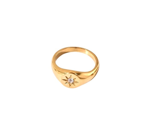 Star Signet Ring