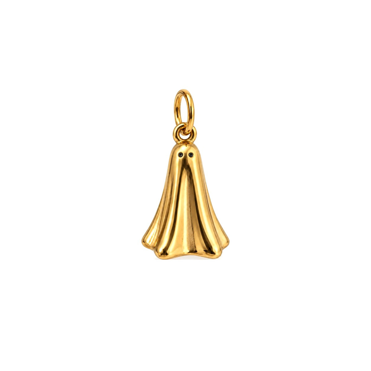 Little Ghost Charm in 18k gold plated stainless steel